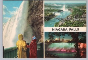 Niagara Falls, Ontario, Canada, 3 Views, Chrome Multiview Postcard #1