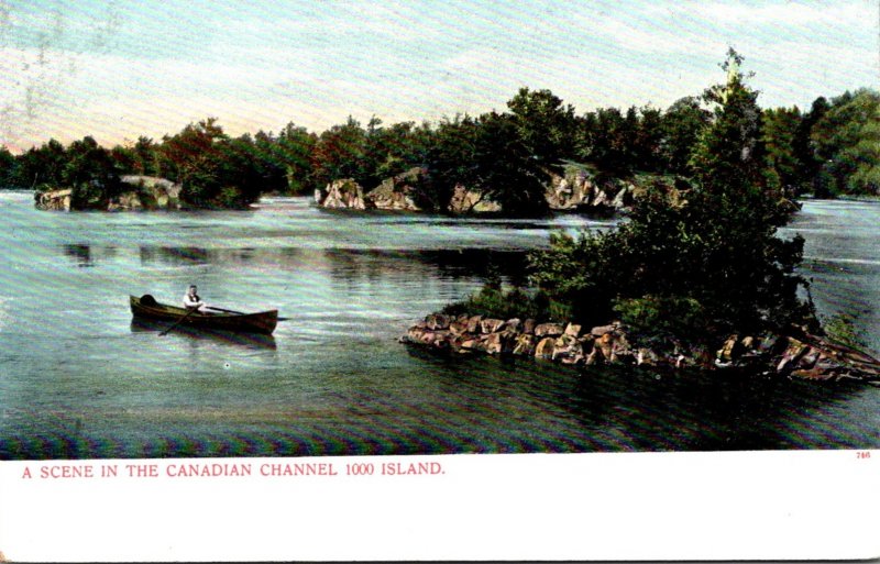 New York Thousand Islands Scene In The Canadian Channel