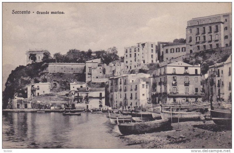 Sorrento, Grande marina, Naples, Campania, Italy, 00-10s