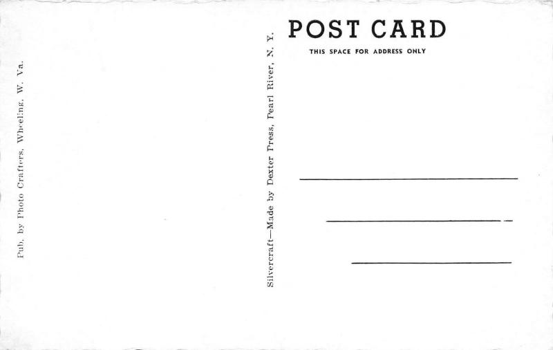 Wheeling West Virginia 1940s Postcard Amphitheater Oglebay Park