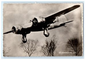 Hanriot H220 IN Flight Plane Airplane French Real Photo RPPC Postcard (FX7)