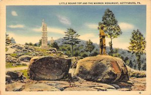 Little Round Top and the Warren Monument Gettysburg, Pennsylvania PA s 