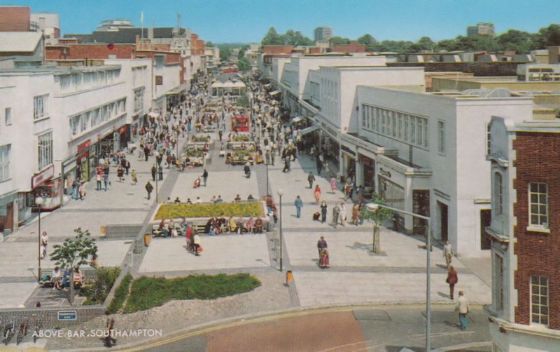 Woolworths Southampton Aerial 1970s Postcard