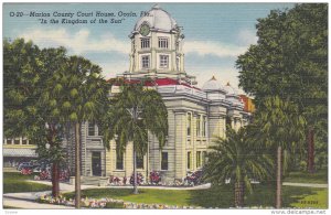 Marion County Court House, OCALA, Florida, 1930-1940s