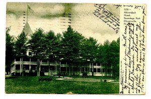 NY -  Gloversville. Adirondack Hotel, Sacandaga Park circa 1907