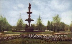 Fountain - Central Park - Davenport, Iowa IA