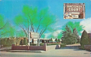 SANTA FE NEW MEXICO~SCOTTS HACIENDA COURT-HIGHWAY 85 POSTCARD