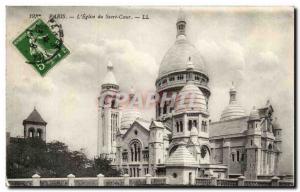 Paris - 18 - L & # 39Eglise Sacre Coeur - Old Postcard