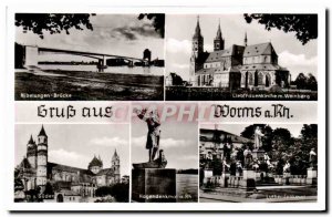 Old Postcard Gruss aus Worms