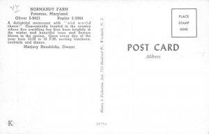 Normandy Farm Potomac, Maryland MD Postcards