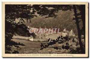 Postcard Old Convent of the Grande Chartreuse Monastery of General view