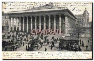 Old Postcard Paris Bourse