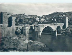 old rppc LARGE BRIDGE OVER RIVER Toledo Spain HM2131