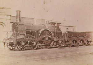 Salisbury Shed King Arthur 4-6-0 Class Linette Train Wiltshire Postcard