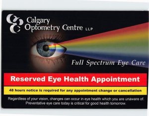 M-178625 Reserved Eye Health Appointment Calgary Optometry Centre Canada