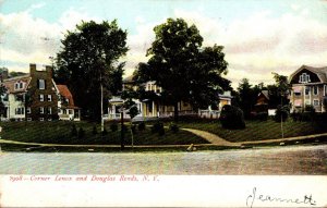 New York Schenectady Corner Of Lenox and Douglas Roads 1908