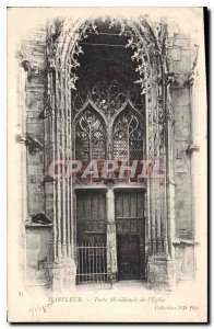 Old Postcard Harfleur Meridionale Door Church