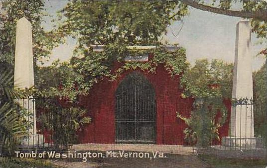 Virginia Mount Vernon Tomb Of Washington 1910