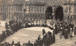 us7484 ??? Bourges France real photo procession cher