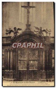 Old Postcard St Maximin la Sainte Baume Basilica