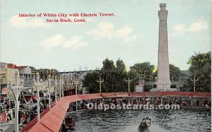 Interior of White City with Electric Tower Savin Rock, Connecticut, CT, USA U...