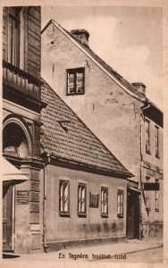 VINTAGE POSTCARD RESIDENCE OF ESAIAS TEGNER SWEDISH POET LUND SWEDEN