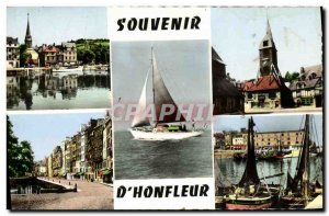 Modern Postcard Souvenir Honfleur