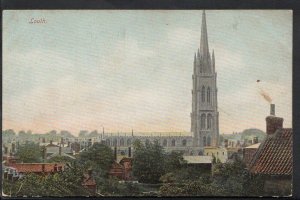 Lincolnshire Postcard - View of Louth and The Cathedral  RS220