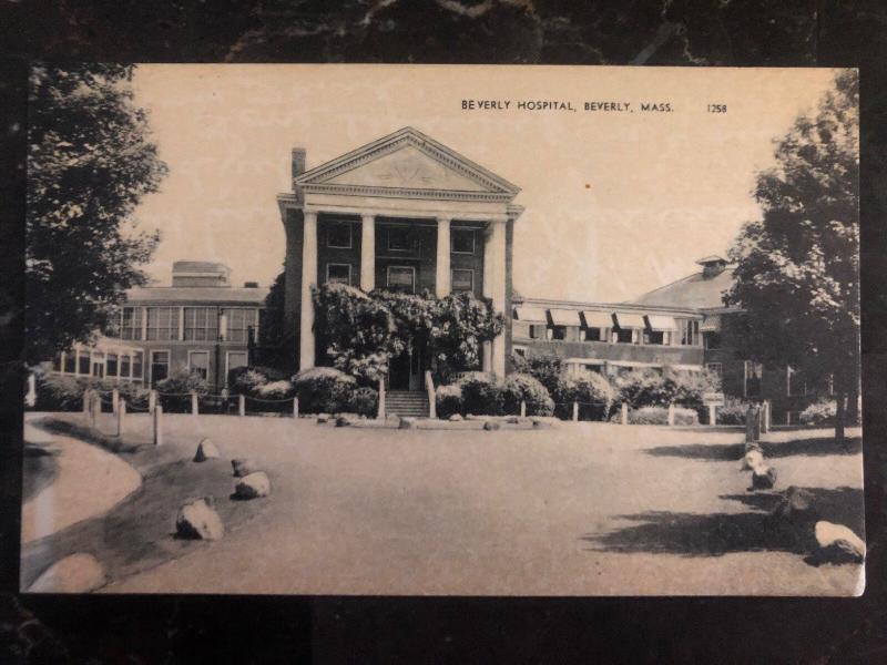 Mint Usa Real Picture Postcard RPPC Hospital Beverly MA View