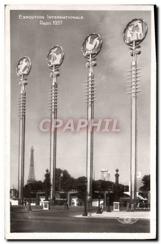 Modern Postcard Paris Porte De La Concorde Eiffel Tower
