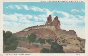 Gallup NM, New Mexico - Navajo Church Rock - Linen