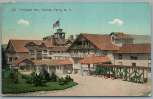 HAINES FALLS NY TWIILIGHT INN ANTIQUE POSTCARD