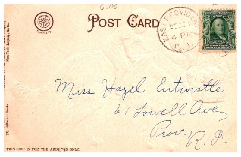 Dog ,  Child riding large dog