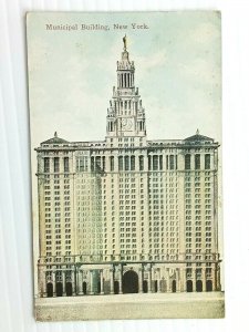 Vintage Postcard 1911 Municipal Building New York NY