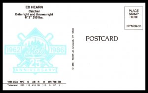 Ed Hearn,Catcher,New York Mets Baseball