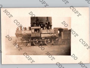 c1910 DL&W #970 Train Engine Locomotive HOBOKEN New Jersey NJ Hudson County RPPC