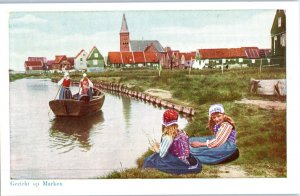 Views Of Marken Netherlands Postcard