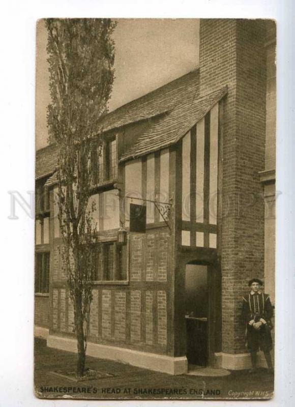 233170 UK Shakespeares head 1912 year RPPC to FINLAND