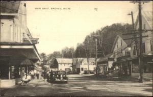 Bingham ME Main St. Postcard