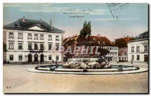 Old Postcard Landau Joseph Platz Square Maximriten Joseph Ioseph Square