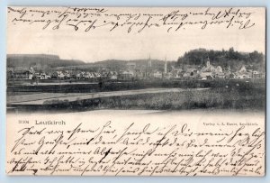 Leutkirch im Allgäu Baden-Württemberg Germany Postcard View of Buildings 1904