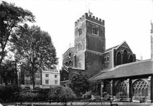 BR96481 the priory church of st bartholomew the great london real photo  uk