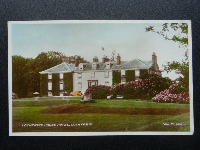 Scotland LOCKERBIE Lockerbie House Hotel - Old RP Postcard