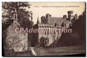 Postcard Old Castle Poulguignan near Quimper