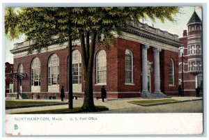 c1905 US Post Office Northampton Massachusetts MA Raphotype Unposted Postcard 