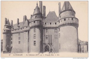 Le Chateau, Facade Est, LANGEAIS (Indre et Loire), France, 1900-1910s