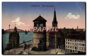 Postcard Old Dusseldorf Am Burgplatz
