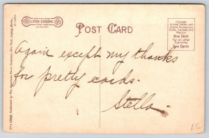 Bethlehem PA~Lehigh University~Library Bldg~Towers~Castellated~c1910 Postcard