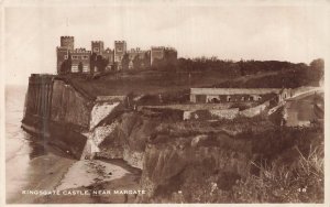 Vintage Kingsgate Castle Near Margate Sepia Photo Postcard England