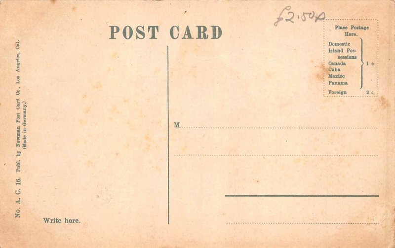 B240 US Native Americans Pima Indian and Baskets Ethnic postcard